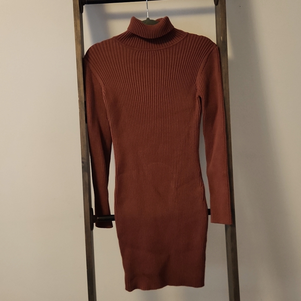 Ribbed Bodycon sweater dress
